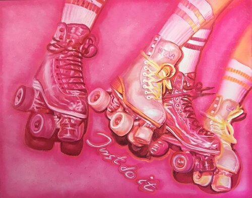 Just do it by Sheila González, Painting for Sale on Singulart