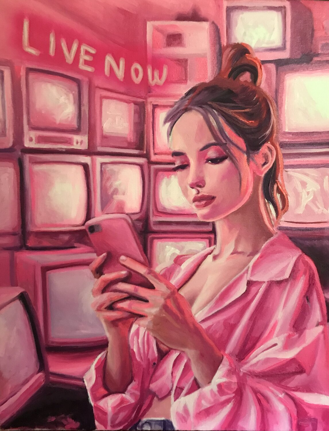 live now Sheila González Peinture originale à vendre