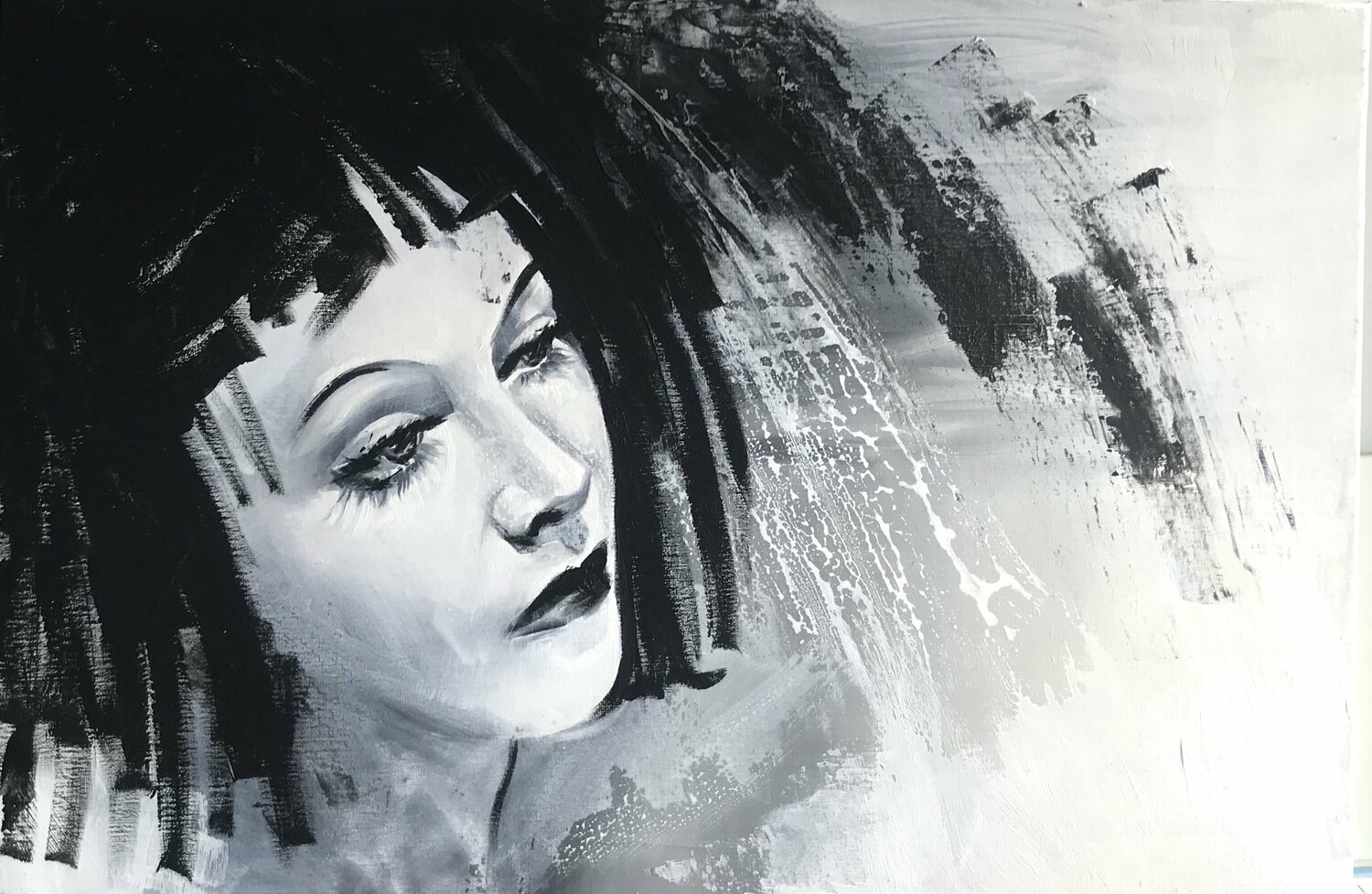 abstract woman Sheila González