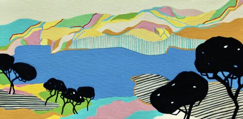Vue imprenable III van Vincent Gabin, Schilderij te koop op Singulart