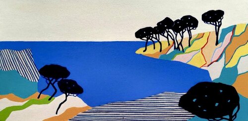 Vue imprenable IV van Vincent Gabin, Schilderij te koop op Singulart