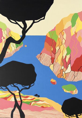 Percée dans les calanques II van Vincent Gabin, Schilderij te koop op Singulart