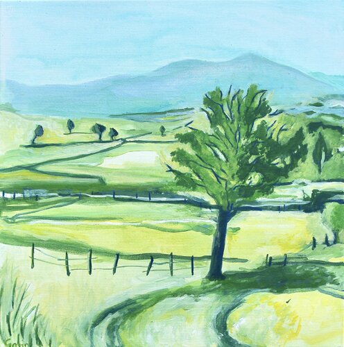 Ma Bourgogne II di Vincent Gabin, Pittura in vendita su Singulart