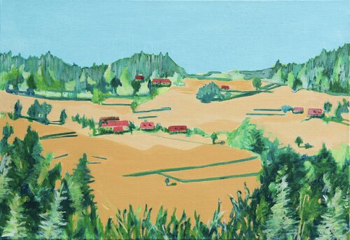Paysage en feu Vincent Gabin