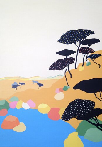 Paysage du sud 8 van Vincent Gabin, Schilderij te koop op Singulart
