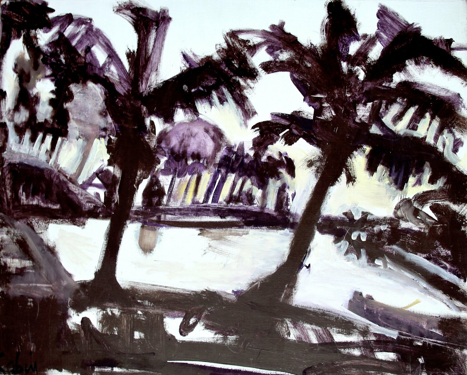 Paysage oriental Vincent Gabin