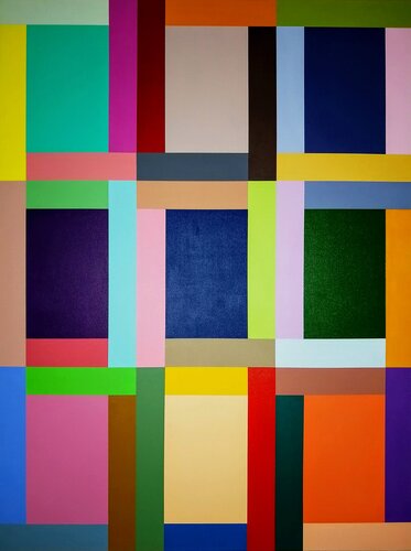 Ventanas (45 Colores) - Windows (45 Colors) von Juan Jose Hoyos Quiles, Malerei kaufen auf Singulart