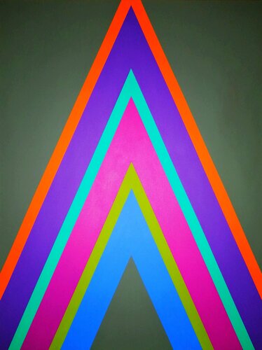 Cheurón (Chevron) di Juan Jose Hoyos Quiles, Pittura in vendita su Singulart