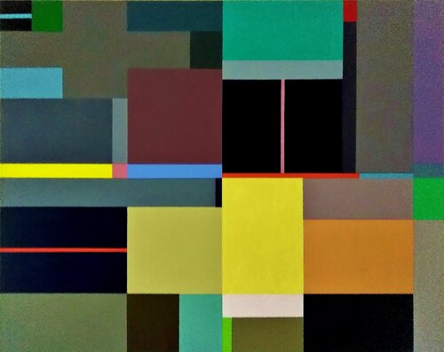 Concrete Composition 2 van Juan Jose Hoyos Quiles, Schilderij te koop op Singulart