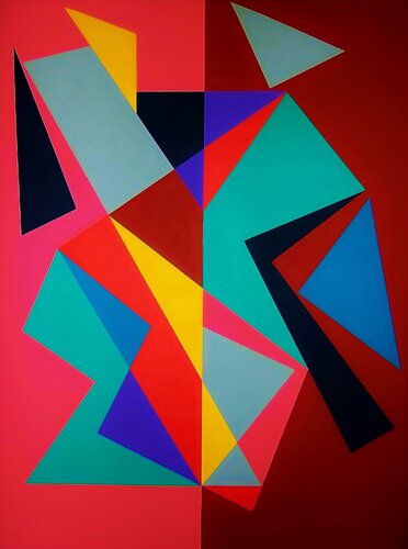 Lanzamiento/ Composición Concreta 6, (Release/Concrete Composition 6) par Juan Jose Hoyos Quiles, Peinture en vente sur Singulart