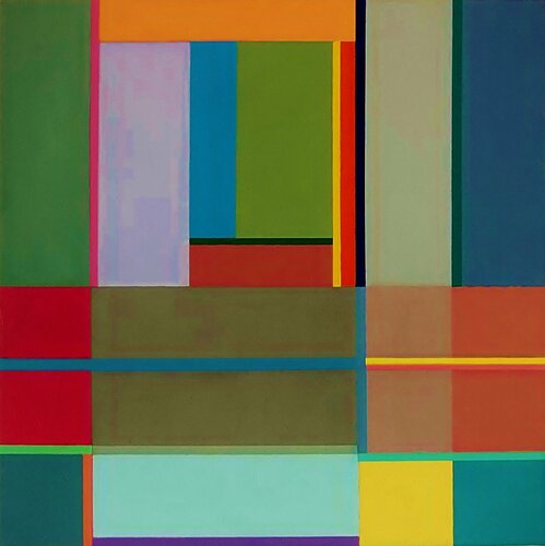 Concrete Composition 8, 2017-18 van Juan Jose Hoyos Quiles, Schilderij te koop op Singulart