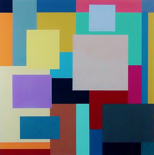 A New Beginning Coming Through (Concrete Composition 18) 2020 Juan Jose Hoyos Quiles