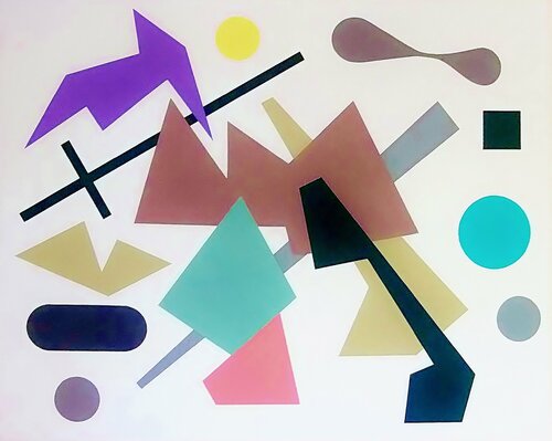 Composición Suprematista Dos, 2018. (Suprematist Composition Two, 2018) Juan Jose Hoyos Quiles