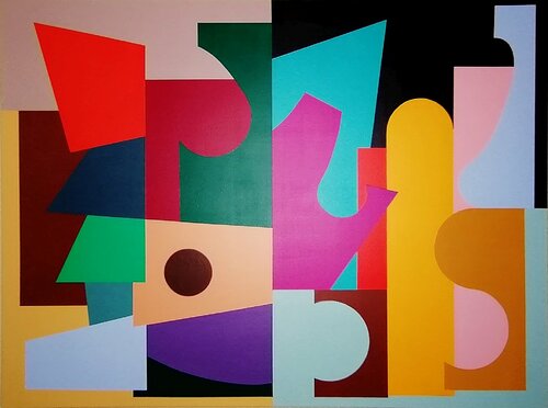 Conversation II, 2020 van Juan Jose Hoyos Quiles, Schilderij te koop op Singulart