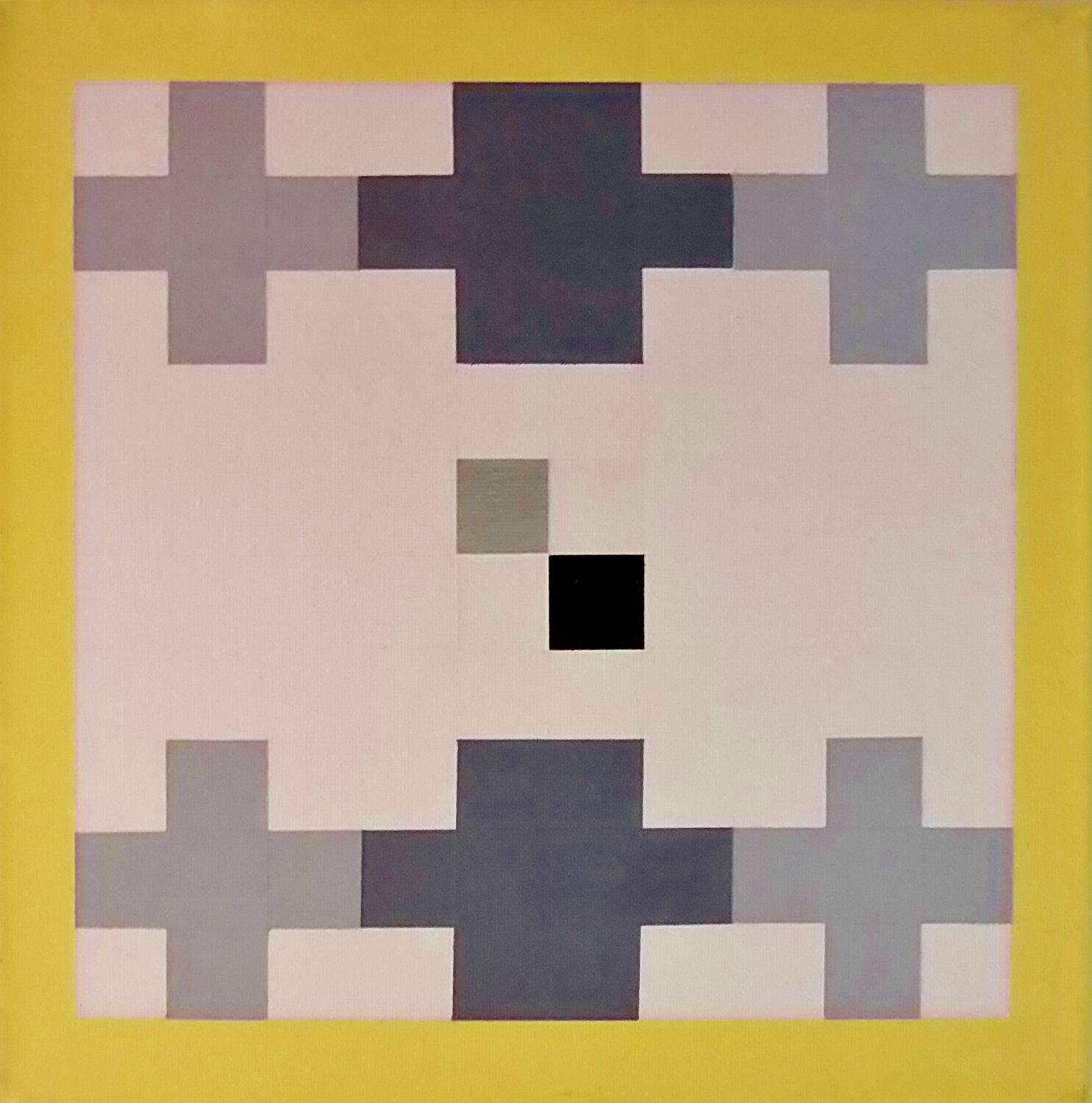 Las Cruzes (The Crosses) Juan Jose Hoyos Quiles Dipinto originale in vendita