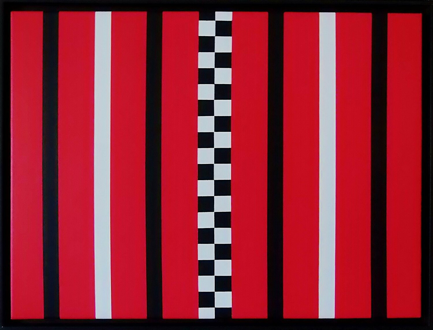 Smack-Dab (In The Middle) Juan Jose Hoyos Quiles Originalgemälde zu verkaufen