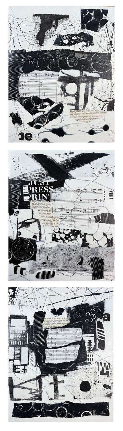 B&W Triptych Jean Lurssen