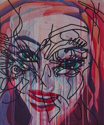 Eyes Wide Shut (Venice) de Barbara Wijnveld, Pintura a la venta en Singulart