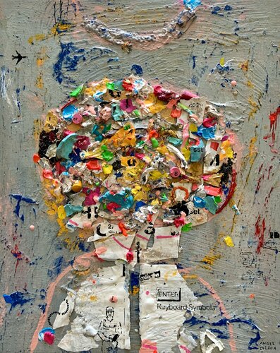 Persona que escribe van Ángel Celada, Schilderij te koop op Singulart