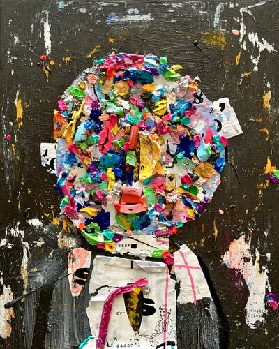 Persona que piensa van Ángel Celada, Schilderij te koop op Singulart