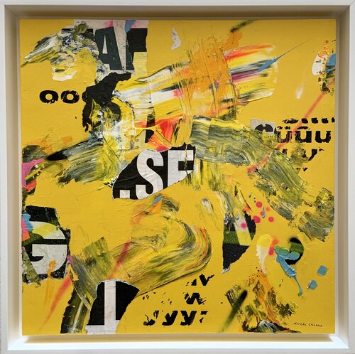 Lo que sé de la ciudad van Ángel Celada, Schilderij te koop op Singulart