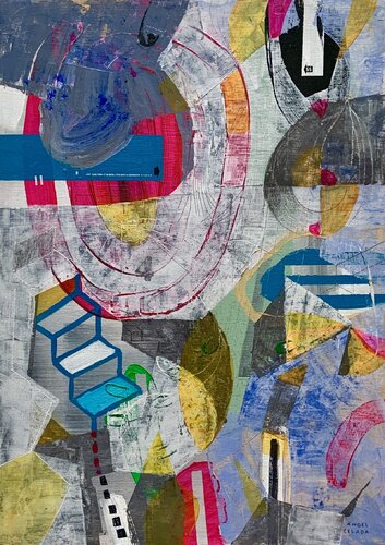 Camino al 55 van Ángel Celada, Schilderij te koop op Singulart