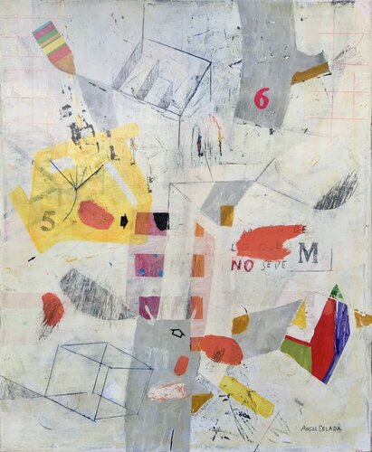 Mapa de lo que no se ve van Ángel Celada, Schilderij te koop op Singulart
