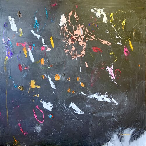 A través de la noche 2 di Ángel Celada, Pittura in vendita su Singulart