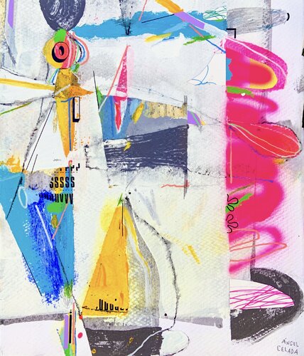 En el camino by Ángel Celada, 종이 for Sale on Singulart