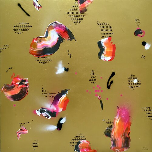 Golden nº1 von Ángel Celada, Malerei kaufen auf Singulart