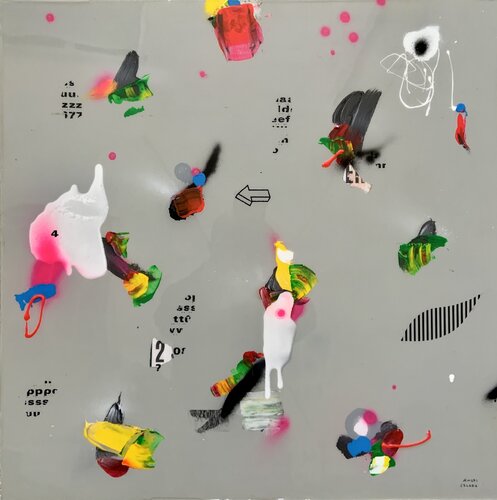 Islas y una dirección van Ángel Celada, Schilderij te koop op Singulart