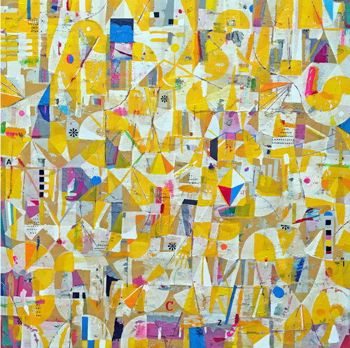 La ciudad oblicua nº3 van Ángel Celada, Schilderij te koop op Singulart