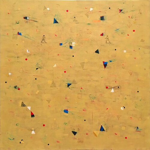 Cosas de hombres van Ángel Celada, Schilderij te koop op Singulart