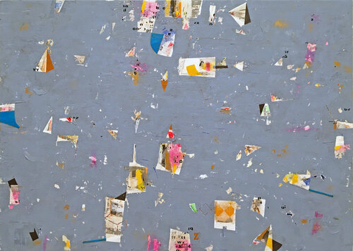 El paso del tiempo, una pirámide en pie di Ángel Celada, Pittura in vendita su Singulart