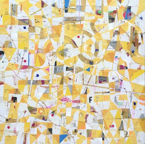 La ciudad oblicua 2 van Ángel Celada, Schilderij te koop op Singulart