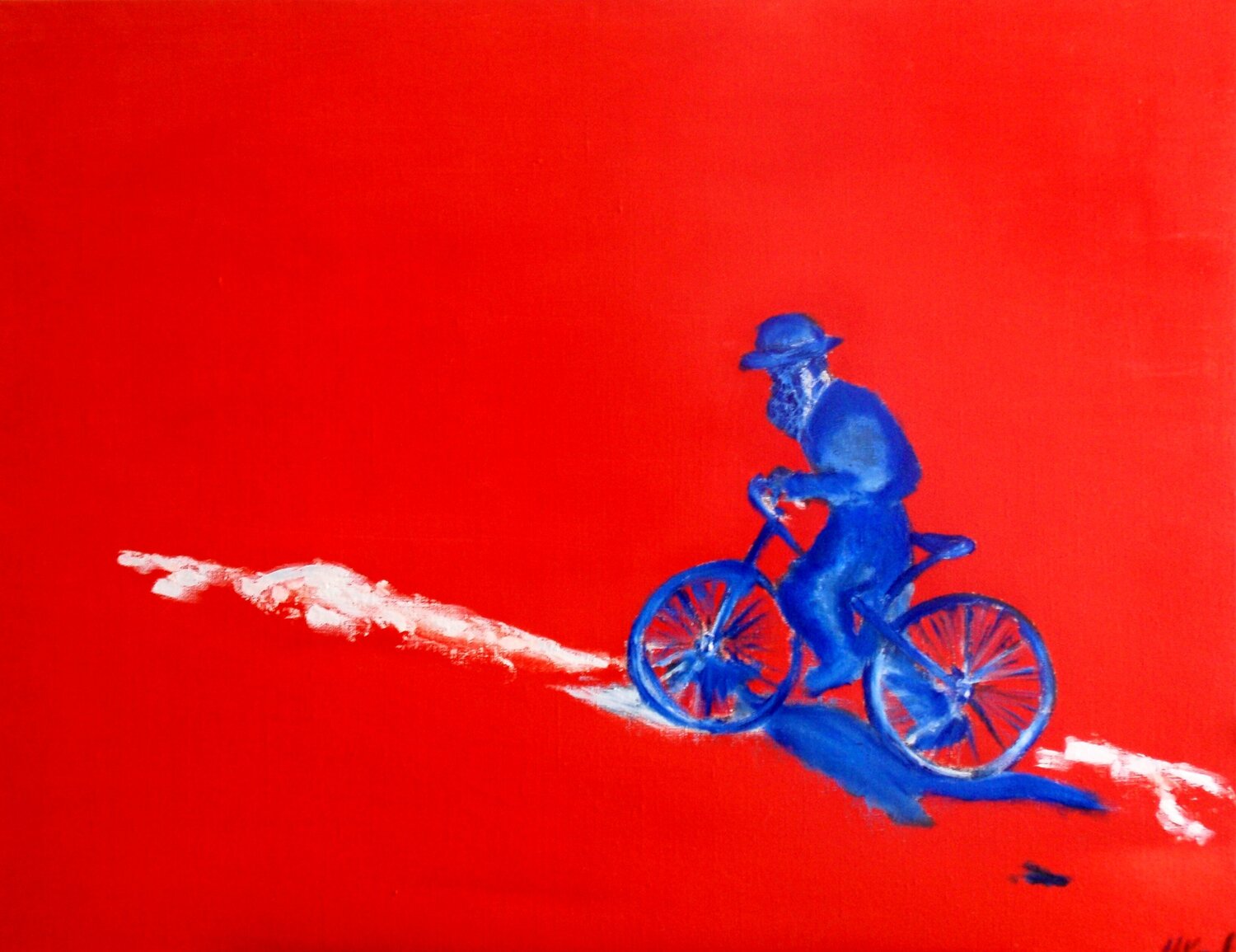 Hard work by Masha Krivopishina (2018) Print Screen Printing on