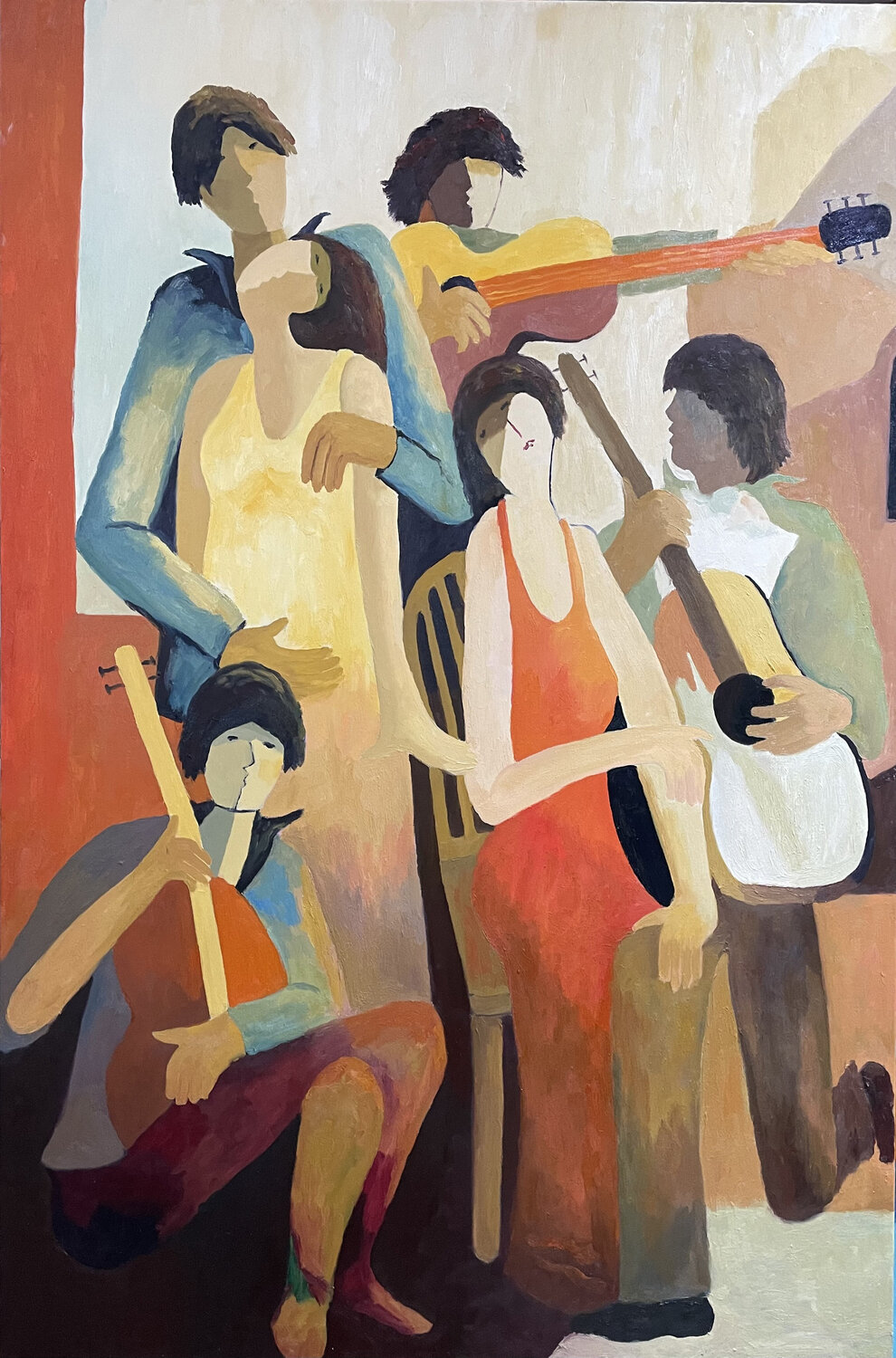 Las tres guitarristas. Jenifer Carey