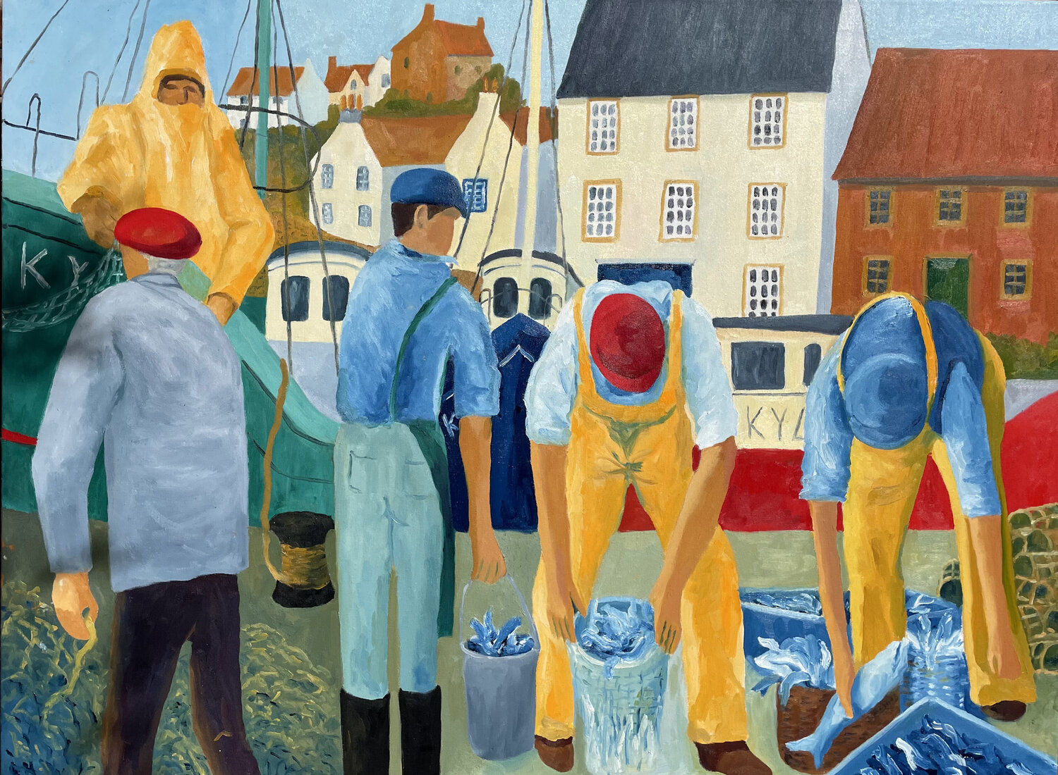 Scottish harbour. Jenifer Carey