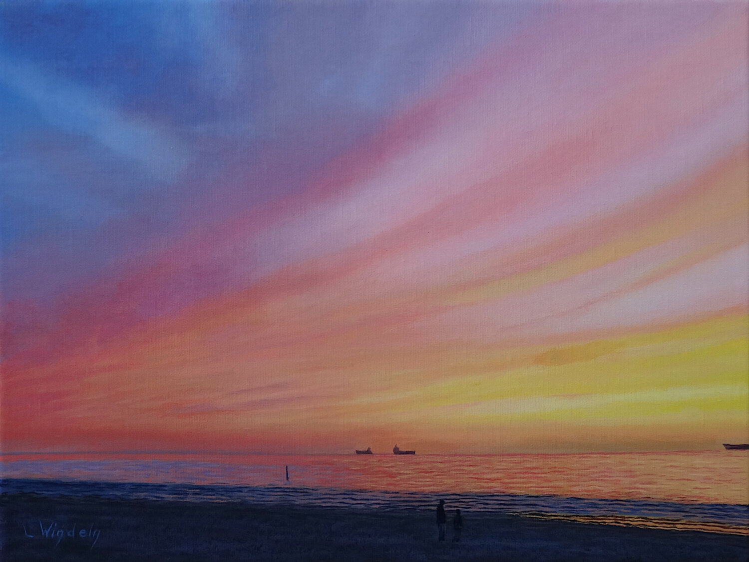 Farbimpression an der Nordsee Leo Windeln