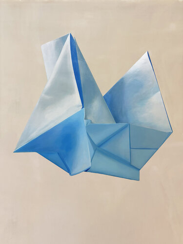 Doblados en Azul by Laura Porcelli, 회화 for Sale on Singulart