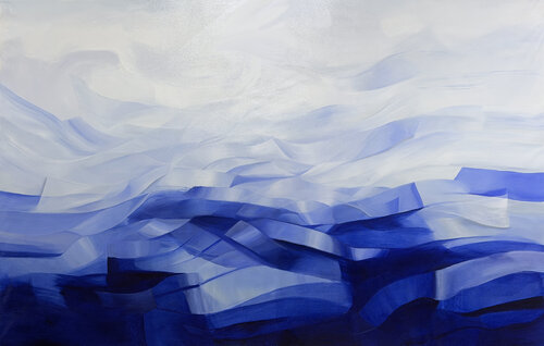 Deriva en Azul de Laura Porcelli, Pintura a la venta en Singulart