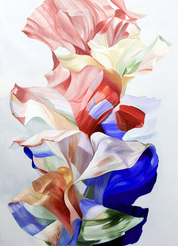 Totem Floral par Laura Porcelli, Peinture en vente sur Singulart