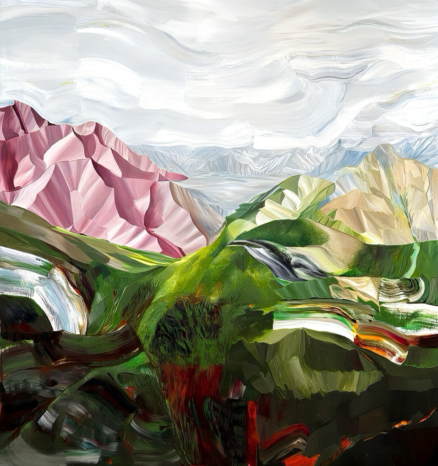 Paisaje onirico Laura Porcelli Originalgemälde zu verkaufen