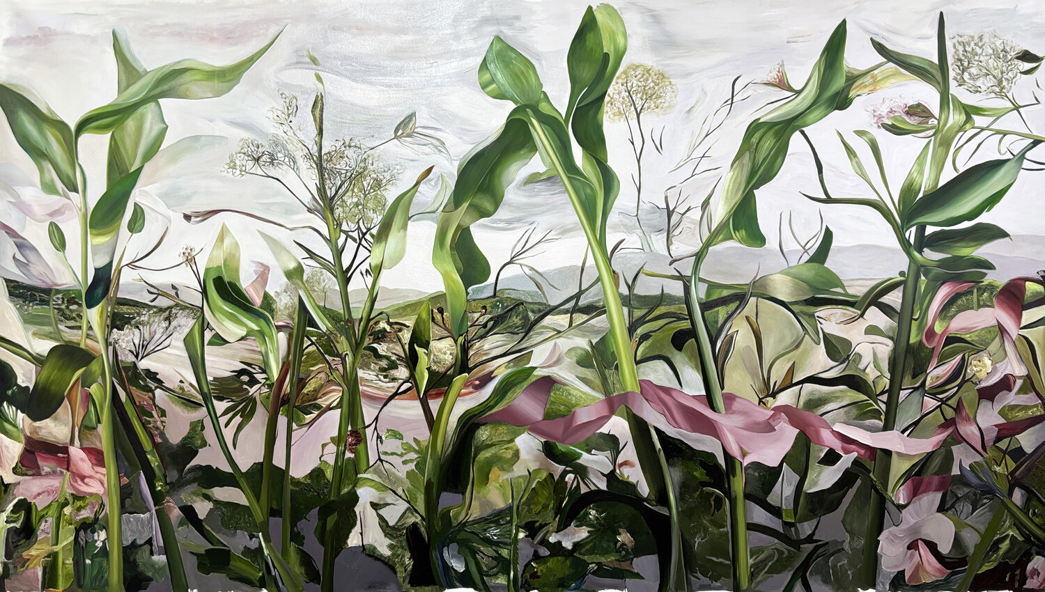 La vie en Rose Laura Porcelli Originalgemälde zu verkaufen