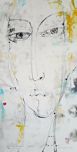 PORTRAIT I di Gor Avetisyan, Opera su carta in vendita su Singulart