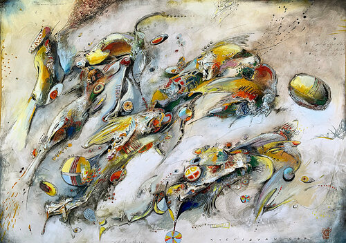 A New Beginning van Gor Avetisyan, Werk op papier te koop op Singulart