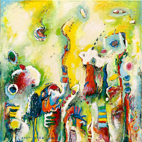 Lovers van Gor Avetisyan, Schilderij te koop op Singulart