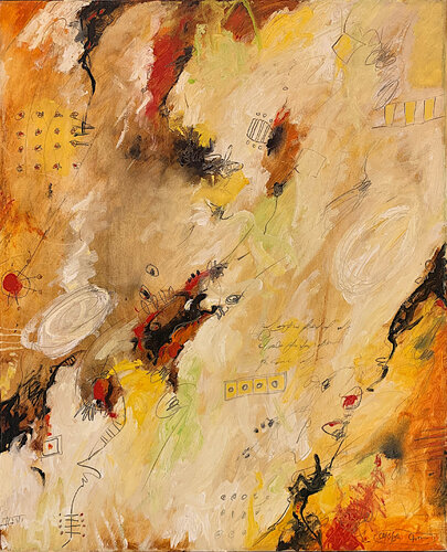 Invisible Thoughts van Gor Avetisyan, Schilderij te koop op Singulart