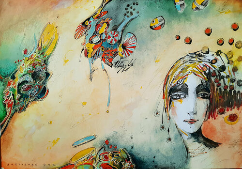 Love van Gor Avetisyan, Werk op papier te koop op Singulart