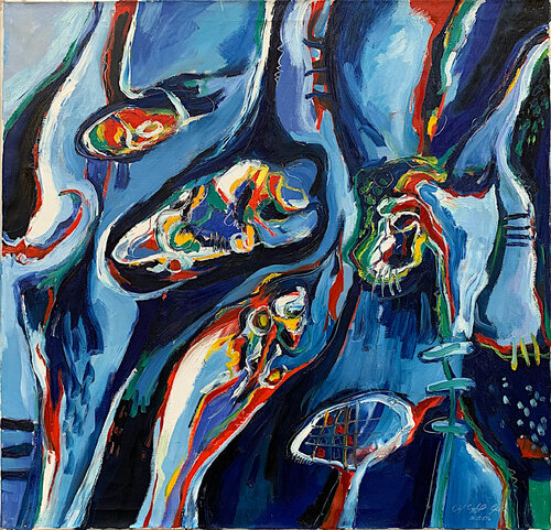 Behind the Garden Wall van Gor Avetisyan, Schilderij te koop op Singulart